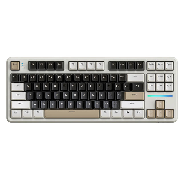 ATTACK SHARK X87 Tri-Mode Gasket Mechanical Keyboard – 80% Wireless (Bluetooth 5.1/2.4GHz) & USB-C Wired, Brand New