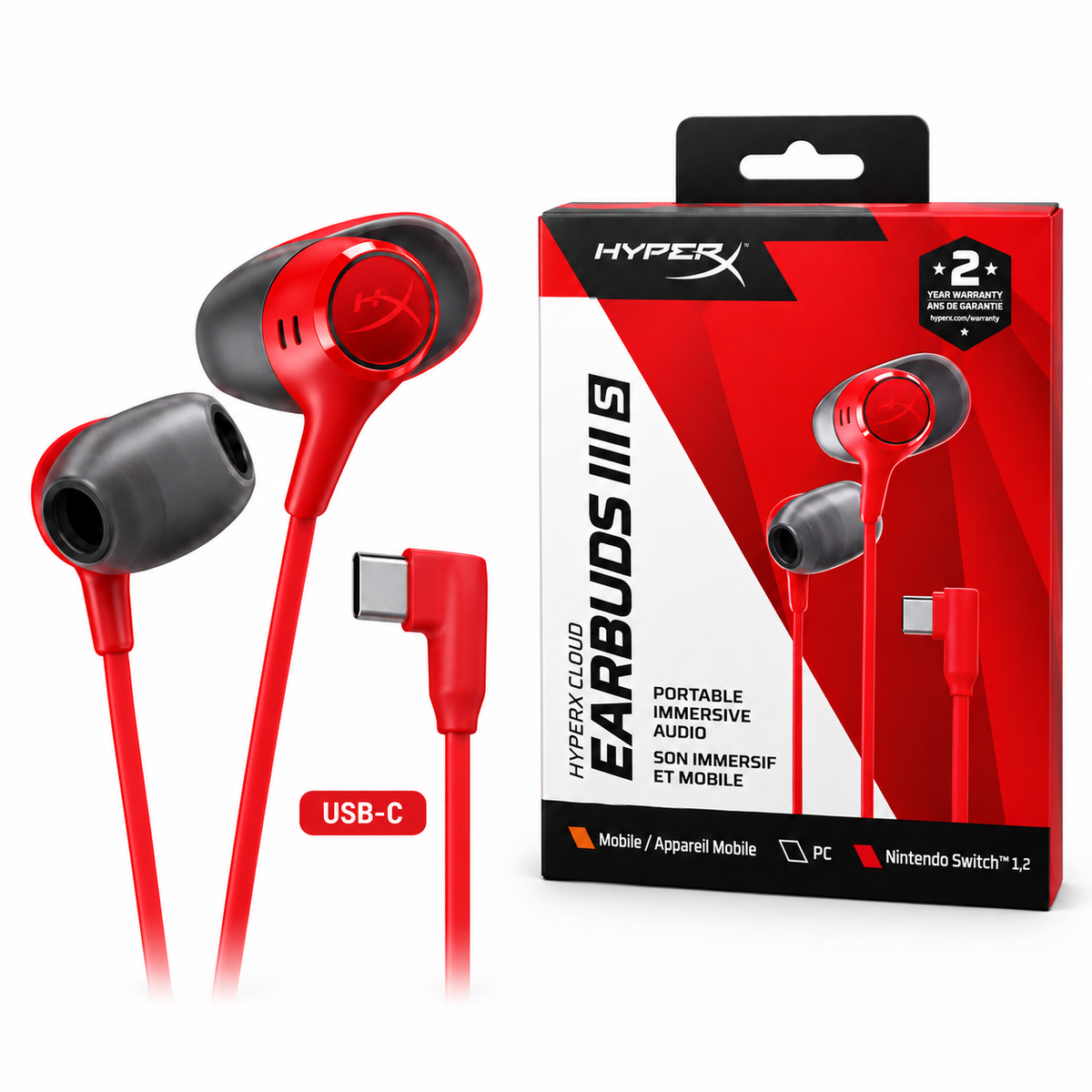 HyperX Cloud Earbuds III S USB-C