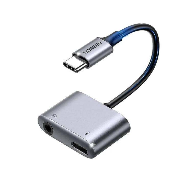 UGREEN 2-in-1 USB C to 3.5mm Headphone & USB-C Charging Port