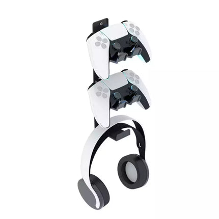 DeadSkull Controller & Headphone Holder Wall Mount Compatible with various controllers and headsets