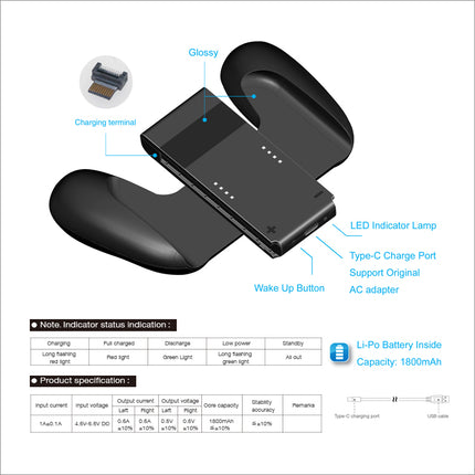 Switch Joy-Con Charging Grip (Battery Inside) TNS-873