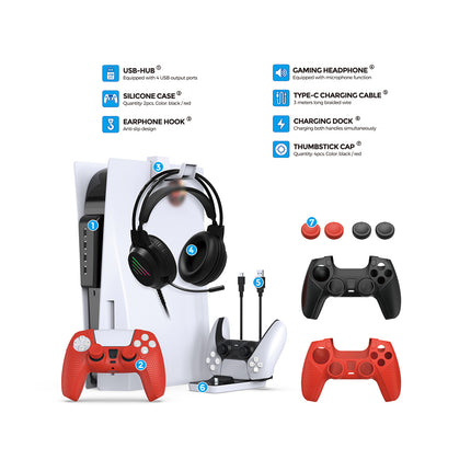 DOBE Player Pack Kit for PS5