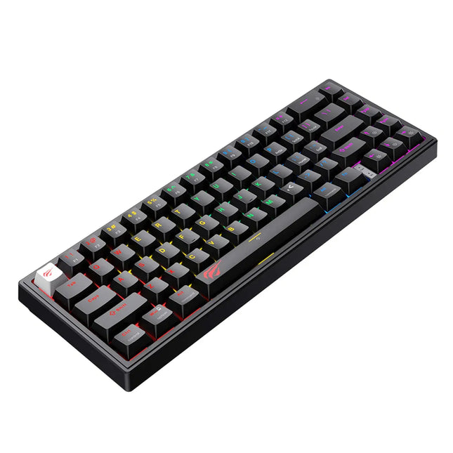 Havit Gamenote KB874L Gaming Keyboard – RGB Backlit, Mechanical Feel, Durable Design
