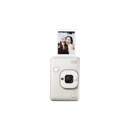 Fujifilm Instax HM1 LiPlay Hybrid Instant Camera - Misty  White