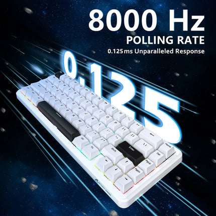 ATTACK SHARK X65 HE Gaming Keyboard – 65-Key Hall Effect Magnetic Switches, Rapid Trigger, RGB, Brand New