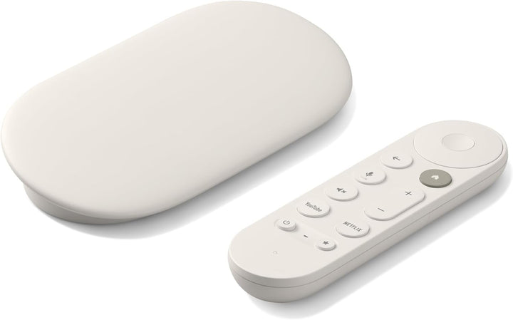 Google TV Streamer 4K (32GB) with Voice Remote, White