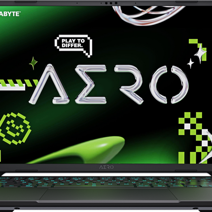 Gigabyte AERO X16 laptop front view