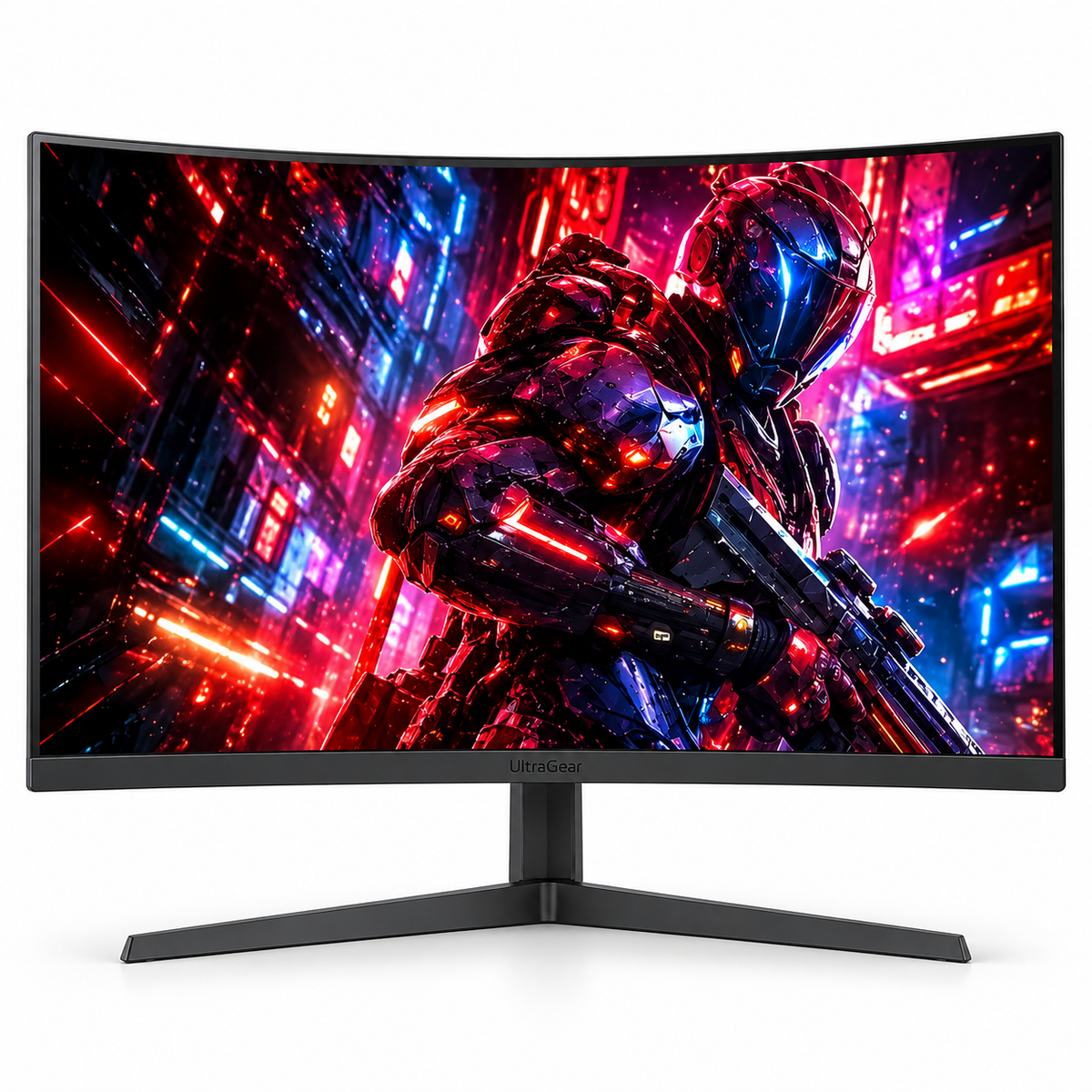 LG UltraGear 27GS60QC Curved Gaming Monitor – 27″ 2K QHD, 180Hz, 1ms, Brand New