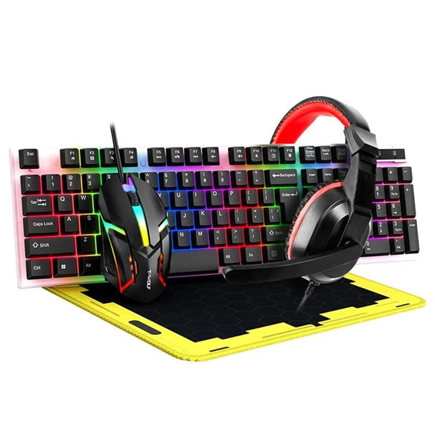 T-Wolf TF-240 4-in-1 Wired Gaming Combo