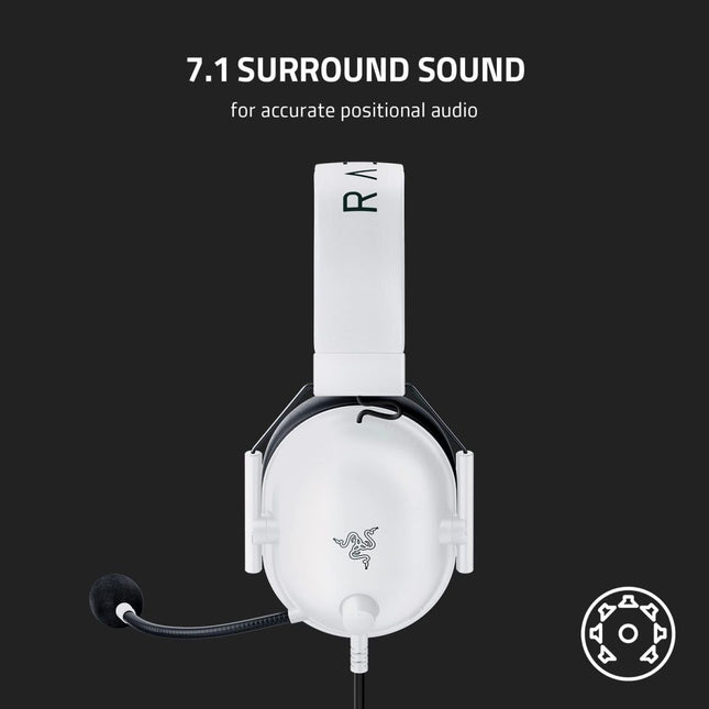 Razer Black Shark V2 X – Gaming Headset – White