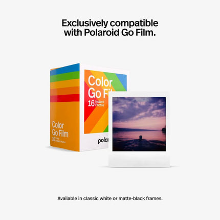 Polaroid   Go   Instant   Camera   Generation   2   -   Purple   +   Film   Bundle   (16   Photos   Included)