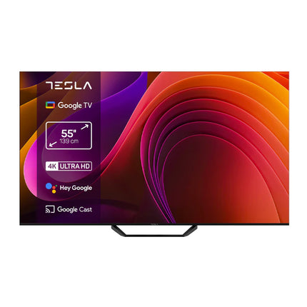 Tesla   TV   Series   6   -   55"   E655   4K   UHD   Smart   OS   Google   TV   ,   Black