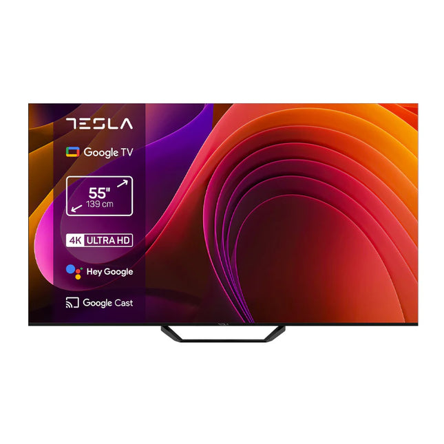 Tesla   TV   Series   6   -   55"   E655   4K   UHD   Smart   OS   Google   TV   ,   Black