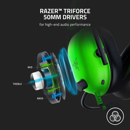 Razer Black Shark V2 X – Gaming Headset Green