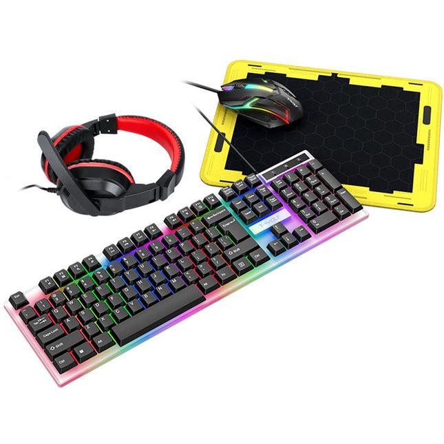 T-Wolf TF-240 4-in-1 Wired Gaming Combo