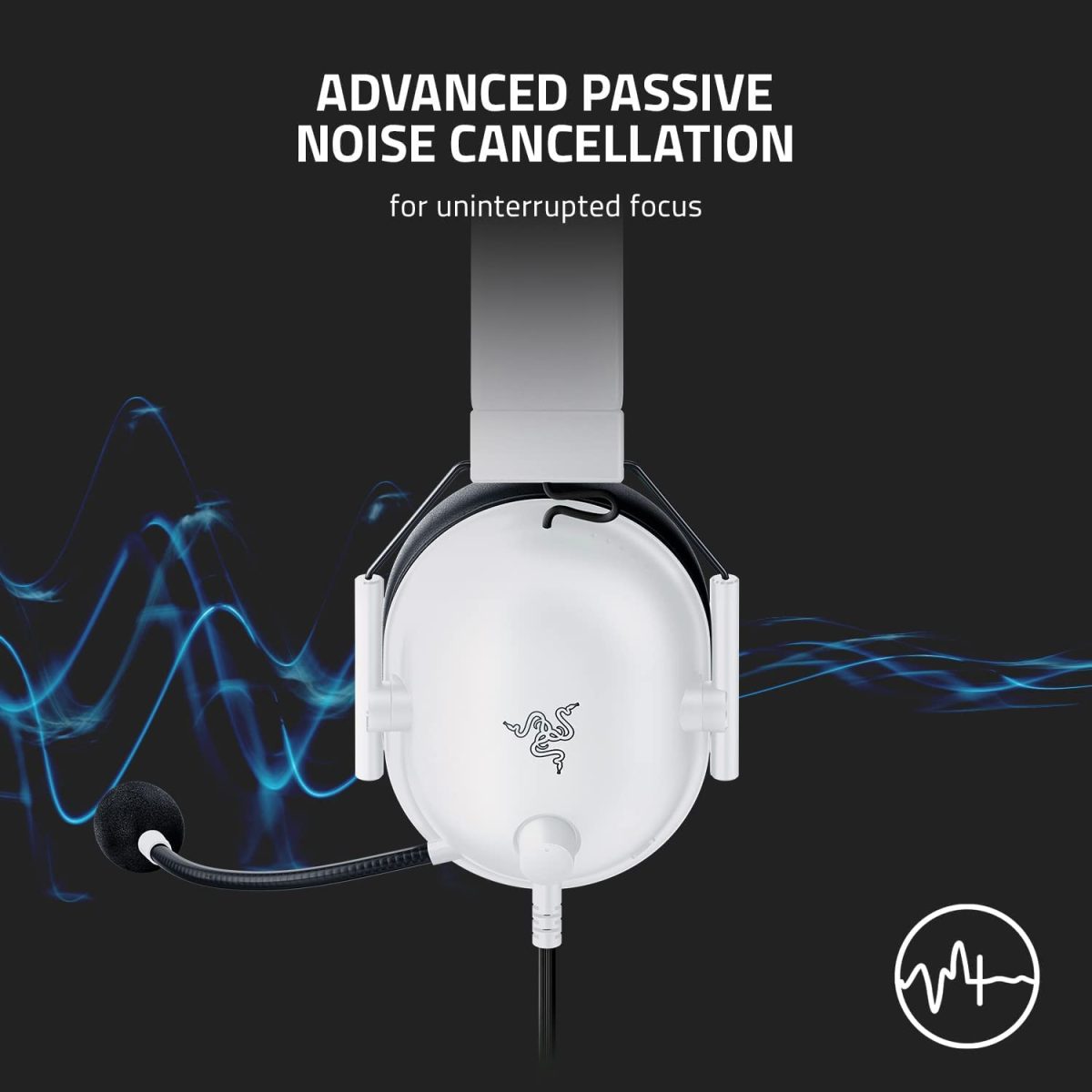 Razer Black Shark V2 X – Gaming Headset – White