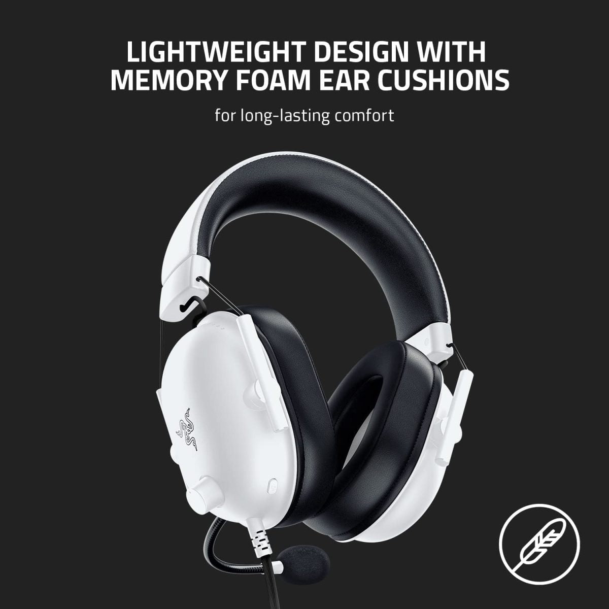 Razer Black Shark V2 X – Gaming Headset – White