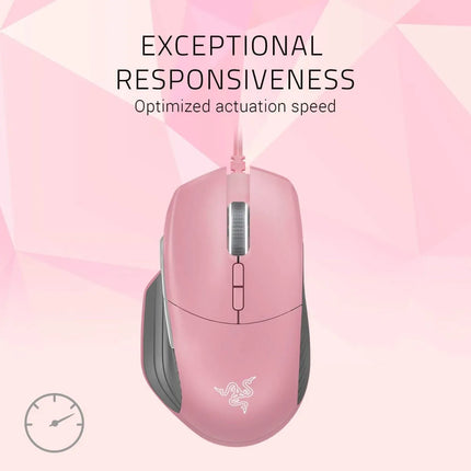 Razer Basilisk Gaming Mouse – Quartz Pink