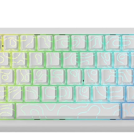 ATTACK SHARK X68 HE Rapid Trigger Gaming Keyboard – 60% Hall Effect Magnetic Switches, 8KHz Polling Rate, RGB, White Contour, Brand New