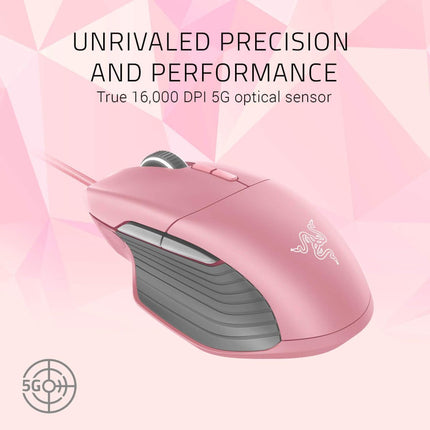 Razer Basilisk Gaming Mouse – Quartz Pink