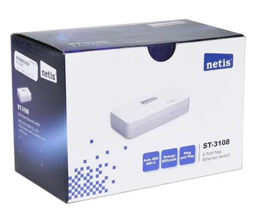 Netis 8-Port Fast Ethernet Switch