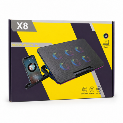X8 Gaming Laptop Cooling Pad