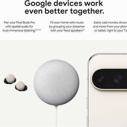 Google TV Streamer 4K (32GB) with Voice Remote, White, Open Box