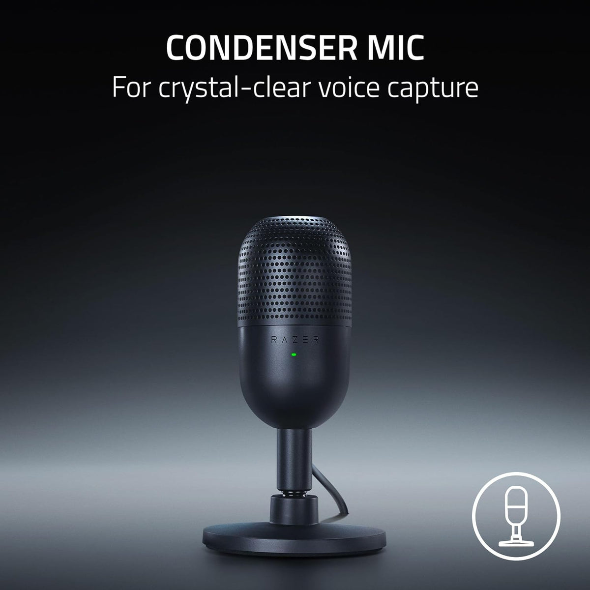 Razer Seiren V3 Mini USB Microphone Black