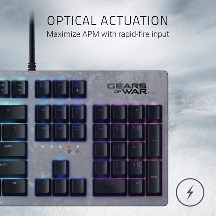Razer Huntsman Mechanical Gaming Keyboard – Gears of War 5 edition – US Layout