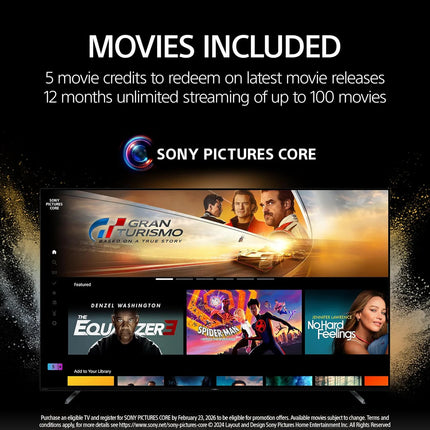 Sony   BRAVIA   5   TV,   Mini   LED,   4K   Smart   Google   TV