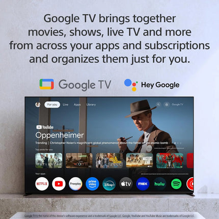 Sony   BRAVIA   5   TV,   Mini   LED,   4K   Smart   Google   TV