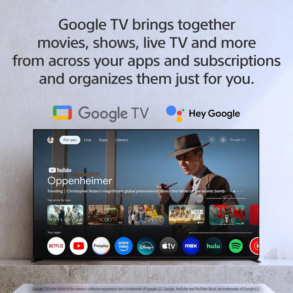 Sony   BRAVIA   5   TV,   Mini   LED,   4K   Smart   Google   TV