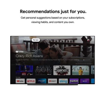 Google Chromecast with Google TV 4K – HDR Streaming Media Player with Voice Remote, Sand OB