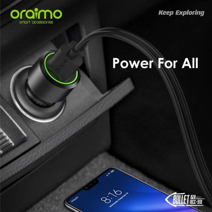 Car Charger Mobil Oraimo OCC-91D Bullet USB Type-C PD QC 3.0 36W