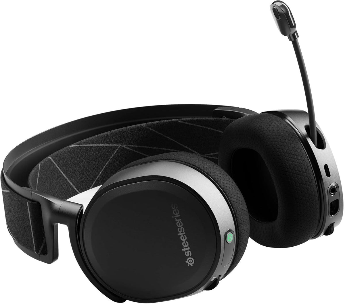 SteelSeries Arctis 7 Wireless Gaming Headset Black – 2.4GHz Lossless Wireless, 24h Battery, ClearCast Mic, DTS 7.1, Open Box