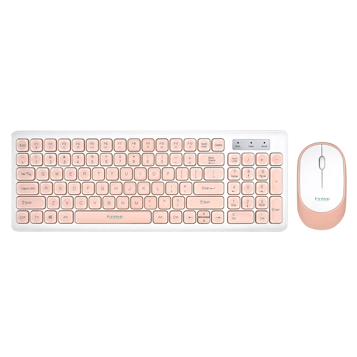 MARVO SCORPION DCM004WE PINK KEYBOARD & MOUSE 2.4GHz WIRELESS COMBO