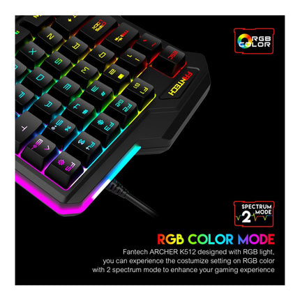 Fantech ARCHER K512 RGB One Hand Feel Mechanical Gaming Keyboard