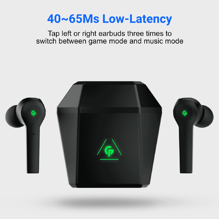 Porodo PDX412-BK - True Wireless Gaming Earbuds