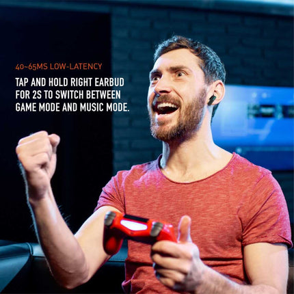Porodo PDX415-BK Gaming True Wireless Earbuds