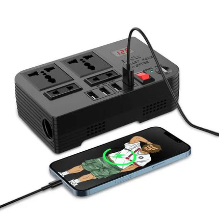 Green Lion Spark 3 Power Inverter 300W - Black