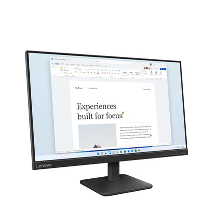 Lenovo L24-4e 68C2KAC1EU Monitor – 23.8″ FHD IPS, 100Hz, 99% sRGB, HDMI + VGA, Brand New