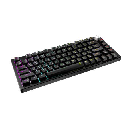 Mouschi Launcher Mechanical Gaming Keyboard – RGB Backlit, Anti-Ghosting, Volume Knob, Compact Layout, Brand New