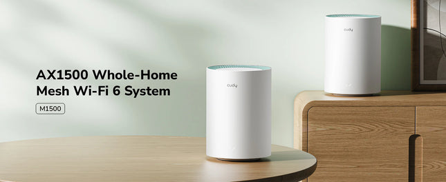 Cudy M1500 AX1500 Whole Home Wi-Fi 6 Mesh System