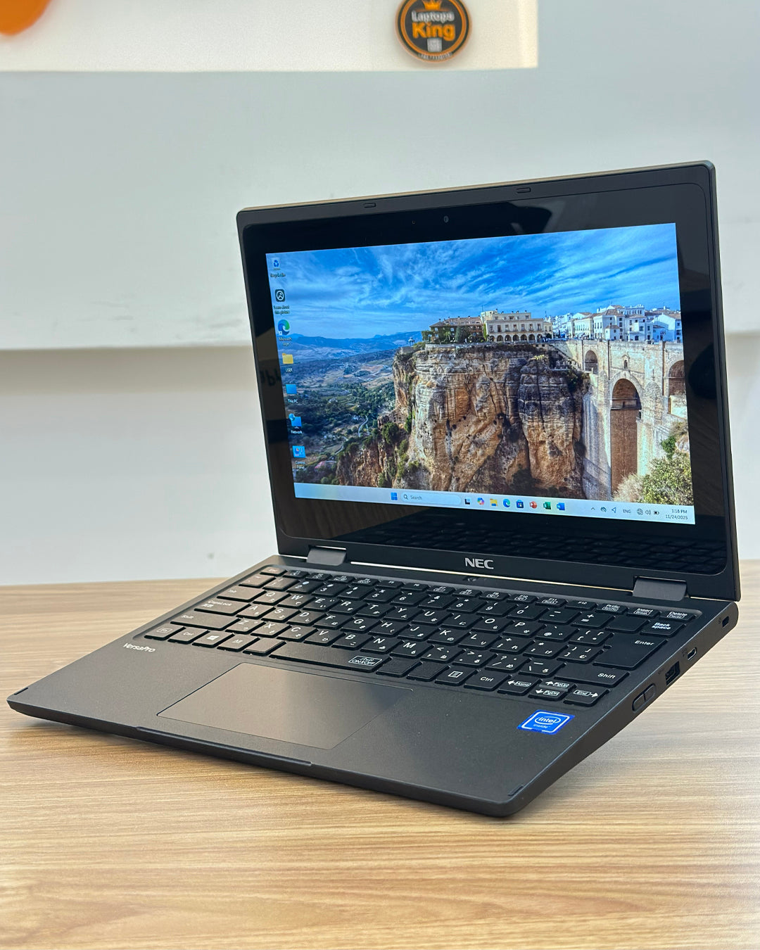NEC VersaPro X360 2-in-1 Laptop – Intel Dual-Core, 4GB RAM, 128GB SSD, 12″ Touchscreen, Brand New