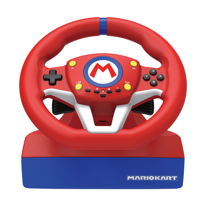 Mario Kart Racing Wheel Pro Mini – Official Nintendo Racing Wheel with Pedals for Switch & Switch OLED