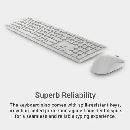 DELL KM5221W Pro Wireless Keyboard & Mouse Combo (White) OB