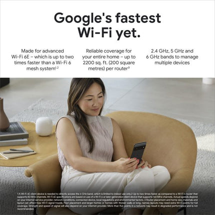 Google Nest Wifi Pro (Wi-Fi 6E) Single Pack