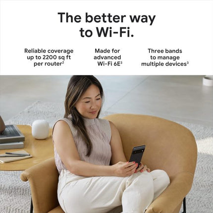 Google Nest Wifi Pro (Wi-Fi 6E) 3-Pack OB