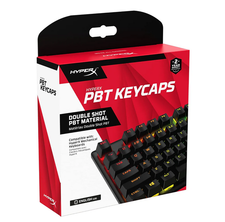 HyperX PBT Keycaps Full Set - Black