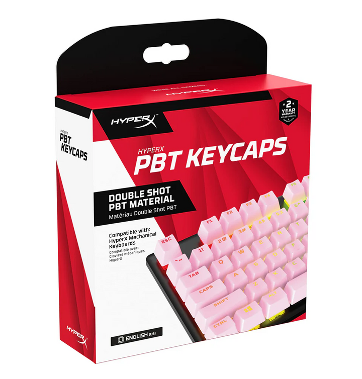 HyperX PBT Keycaps Full Set - Pink